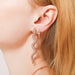 Wholesale Electroplating Copper Zircon Snake Earrings JDC-ES-WB020 Earrings 务本 Wholesale Jewelry JoyasDeChina Joyas De China