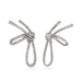 Wholesale elegant Bow Earrings JDC-ES-KQ082 Earrings JoyasDeChina White white K Wholesale Jewelry JoyasDeChina Joyas De China