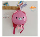 Wholesale elementary school cartoon eggshell pc Backpack Bags JDC-BP-CC003 Backpack Bags JoyasDeChina pink pig Wholesale Jewelry JoyasDeChina Joyas De China