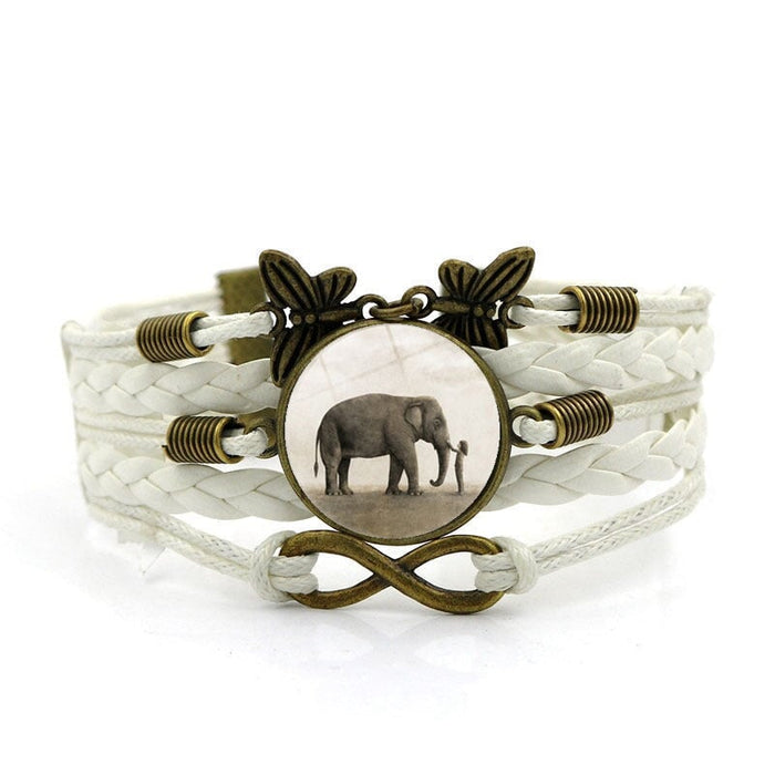 Wholesale elephant and girl time gem bracelet JDC-BT-Hengx003 Bracelets 横湘 Wholesale Jewelry JoyasDeChina Joyas De China