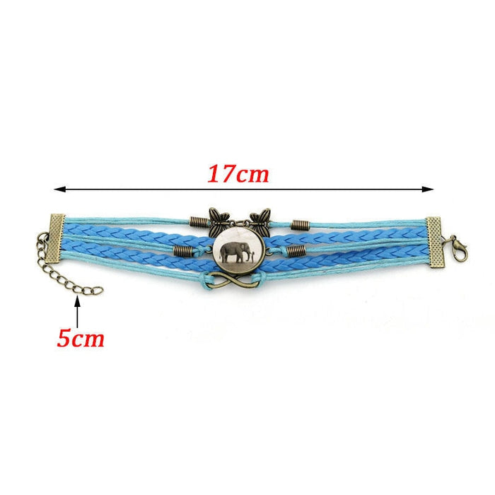 Wholesale elephant and girl time gem bracelet JDC-BT-Hengx003 Bracelets 横湘 Wholesale Jewelry JoyasDeChina Joyas De China