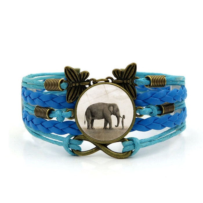 Wholesale elephant and girl time gem bracelet JDC-BT-Hengx003 Bracelets 横湘 Wholesale Jewelry JoyasDeChina Joyas De China