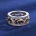 Wholesale elephant color separation animal totem ring JDC-RS-BLX081 Rings 宝来兴 Wholesale Jewelry JoyasDeChina Joyas De China