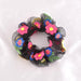 Bulk Jewelry Wholesale embroidered daisy large intestine ring Hair Scrunchies JDC-HS-K037 Wholesale factory from China YIWU China