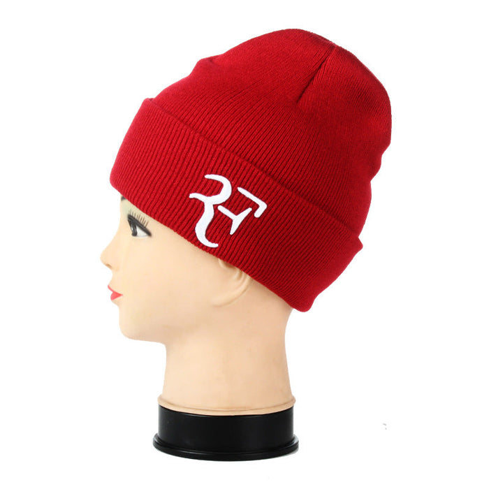 Wholesale embroidered wool knitted hat JDC-FH-GSYH088 FashionHat 予画 Red Average code Wholesale Jewelry JoyasDeChina Joyas De China