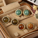 Bulk Jewelry Wholesale emerald alloy gemstone earringsJDC-ES-F205 Wholesale factory from China YIWU China
