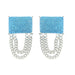 Wholesale emerald Design Earrings JDC-ES-V118 Earrings JoyasDeChina blue Wholesale Jewelry JoyasDeChina Joyas De China