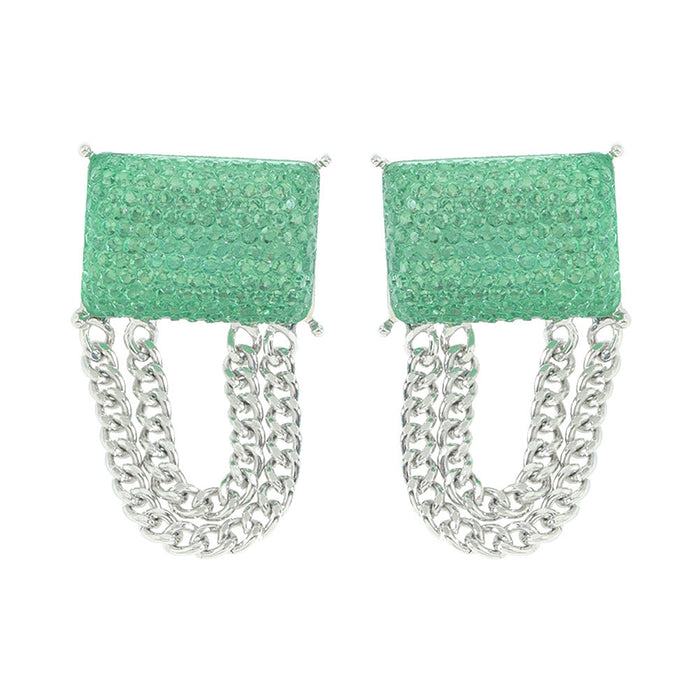 Wholesale emerald Design Earrings JDC-ES-V118 Earrings JoyasDeChina green Wholesale Jewelry JoyasDeChina Joyas De China