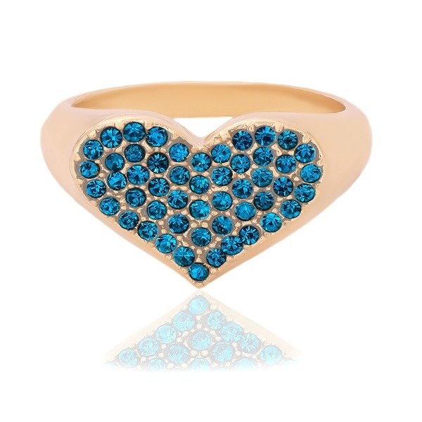 Wholesale European and American fashion alloy heart-shaped Rings JDC-RS-JQ022 Rings 佳琪 Wholesale Jewelry JoyasDeChina Joyas De China