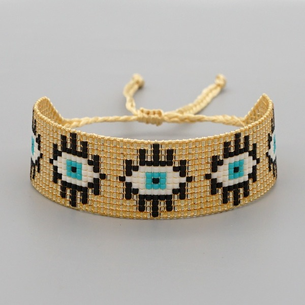 Bulk Jewelry Wholesale Evil eye Miyuki rice bead bracelet JDC-gbh126 Wholesale factory from China YIWU China