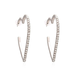 Wholesale exaggerated heart-shaped alloy diamond earrings earrings JDC-ES-MY100 Earrings JoyasDeChina Wholesale Jewelry JoyasDeChina Joyas De China