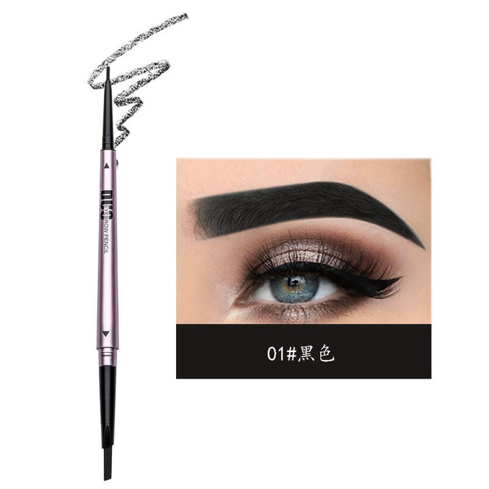 Wholesale extremely fine 3D do not smudge double head rotating eyebrow pencil JDC-EP-Minf001 eyebrow pencil 闵妃 01 Wholesale Jewelry JoyasDeChina Joyas De China