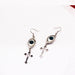 Wholesale eye cross black alloy earrings JDC-ES-YYFF010 Earrings 燕羽飞飞 Wholesale Jewelry JoyasDeChina Joyas De China