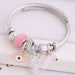 Wholesale Eye Owl Water Drop Alloy Bracelet JDC-BT-GSWY060 Bracelet JoyasDeChina 1#pink Wholesale Jewelry JoyasDeChina Joyas De China