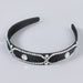 Wholesale fabric acrylic black headband JDC-HD-JL025 Headband JoyasDeChina Wholesale Jewelry JoyasDeChina Joyas De China