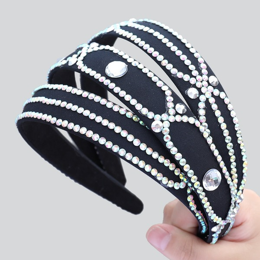 Wholesale fabric acrylic black headband JDC-HD-JL025 Headband JoyasDeChina Wholesale Jewelry JoyasDeChina Joyas De China