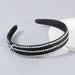 Wholesale fabric acrylic black headband JDC-HD-JL025 Headband JoyasDeChina NO.2 Wholesale Jewelry JoyasDeChina Joyas De China