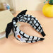 Wholesale fabric bow hair band JDC-HD-O303 Headband 潮炫 white Wholesale Jewelry JoyasDeChina Joyas De China