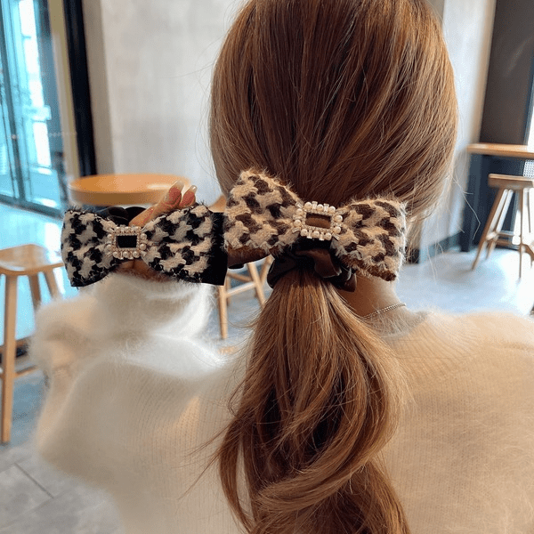 Wholesale fabric bow hair rope JDC-HS-GSMC025 Hair Scrunchies 曌彩 Wholesale Jewelry JoyasDeChina Joyas De China
