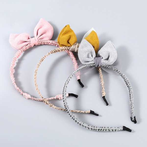 Wholesale fabric bowknot children's headband JDC-HD-JL007 Headband JoyasDeChina Wholesale Jewelry JoyasDeChina Joyas De China