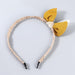 Wholesale fabric bowknot children's headband JDC-HD-JL007 Headband JoyasDeChina yellow Wholesale Jewelry JoyasDeChina Joyas De China