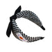 Wholesale fabric checkerboard rabbit ears headband JDC-HD-O317 Headband 潮炫 Wholesale Jewelry JoyasDeChina Joyas De China