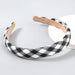 Wholesale fabric color plaid headband JDC-HD-JL033 Headband JoyasDeChina black Wholesale Jewelry JoyasDeChina Joyas De China