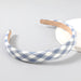Wholesale fabric color plaid headband JDC-HD-JL033 Headband JoyasDeChina blue Wholesale Jewelry JoyasDeChina Joyas De China