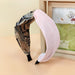 Wholesale fabric cross headband JDC-HD-O325 Headband 潮炫 pink Wholesale Jewelry JoyasDeChina Joyas De China