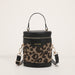 Wholesale fabric cylinder shoulder bag JDC-SD-DS039 Shoulder Bags 大山 Leopard Black Wholesale Jewelry JoyasDeChina Joyas De China