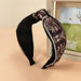 Wholesale fabric embroidery knotted headband JDC-HD-O322 Headband 潮炫 9# Wholesale Jewelry JoyasDeChina Joyas De China