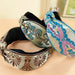 Wholesale fabric embroidery knotted headband JDC-HD-O322 Headband 潮炫 Wholesale Jewelry JoyasDeChina Joyas De China