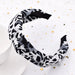 Bulk Jewelry Wholesale Fabric Know Leopard print headband JDC-HD-n003 Wholesale factory from China YIWU China