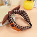 Wholesale fabric large grid labeling bow headband JDC-HD-O310 Headband 潮炫 coffee Wholesale Jewelry JoyasDeChina Joyas De China