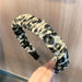 Bulk Jewelry Wholesale Fabric Leopard print chain headband  JDC-HD-h007 Wholesale factory from China YIWU China