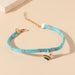 Wholesale fabric love bracelet JDC-BT-A021 Bracelet 妙雅 blue Wholesale Jewelry JoyasDeChina Joyas De China