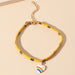 Wholesale fabric love bracelet JDC-BT-A021 Bracelet 妙雅 yellow Wholesale Jewelry JoyasDeChina Joyas De China