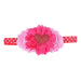 Wholesale Fabric Red Kids Love Heart Stretch Heart Headband JDC-HD-GSQN031 Headband 丘诺 1# Wholesale Jewelry JoyasDeChina Joyas De China