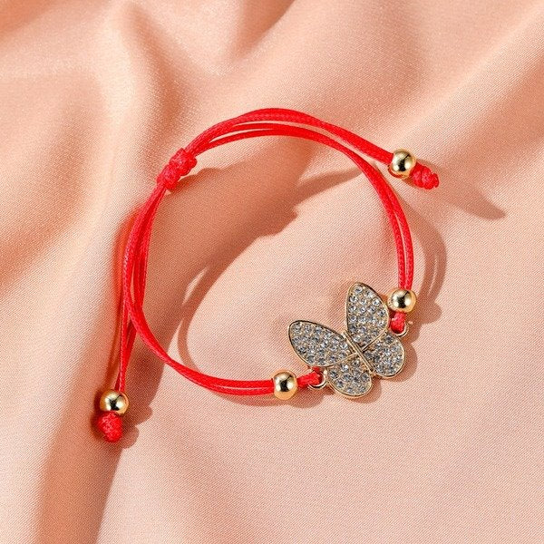 Wholesale fabric red string bracelet JDC-BT-A022 Bracelet 妙雅 Wholesale Jewelry JoyasDeChina Joyas De China