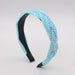 Wholesale fabric rhinestone headband JDC-HD-Yul019 Headband 雨灵 blue Wholesale Jewelry JoyasDeChina Joyas De China