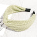 Bulk Jewelry Wholesale fabric solid color cross headband JDC-HD-K072 Wholesale factory from China YIWU China