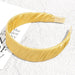 Bulk Jewelry Wholesale fabric solid color pleated satin headband JDC-HD-K068 Wholesale factory from China YIWU China