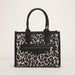 Wholesale fabric tote shoulder bag JDC-SD-DS047 Shoulder Bags 大山 Black leopard print Wholesale Jewelry JoyasDeChina Joyas De China