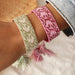 Wholesale fabric woven tassel embroidery bracelet JDC-BT-NZ015 Bracelet 奈珠 Wholesale Jewelry JoyasDeChina Joyas De China