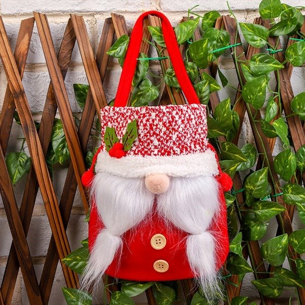 Wholesale Faceless Santa Claus Cloth Christmas Carry Apple Bag JDC-HB-GL005 Handbags 港恋 Wholesale Jewelry JoyasDeChina Joyas De China