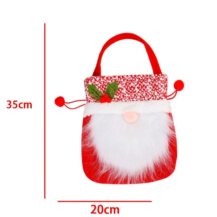 Wholesale Faceless Santa Claus Cloth Christmas Carry Apple Bag JDC-HB-GL005 Handbags 港恋 Red beard Wholesale Jewelry JoyasDeChina Joyas De China