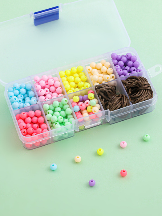 Bulk Jewelry Wholesale factory direct diy10 color beads handmade DIY bracelet necklace material package a box of JDC-DLY-RL008 Wholesale factory from China YIWU China