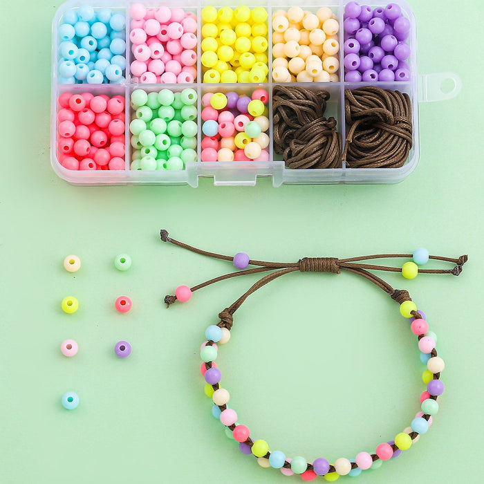 Bulk Jewelry Wholesale factory direct diy10 color beads handmade DIY bracelet necklace material package a box of JDC-DLY-RL008 Wholesale factory from China YIWU China