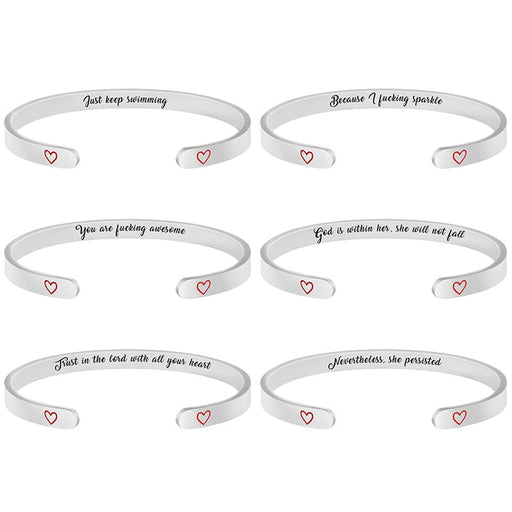 Wholesale Family Holiday Gift Love Stainless Steel Bracelet MOQ≥2 JDC-BT-GangGu002 Bracelet 钢古 Wholesale Jewelry JoyasDeChina Joyas De China