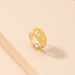 Wholesale fashion croissant ring JDC-RS-AYN039 Rings JoyasDeChina R460- Gold No. 7 Wholesale Jewelry JoyasDeChina Joyas De China